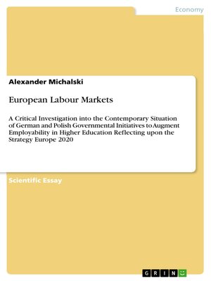 cover image of European Labour Markets